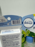 (2) Febreze Plug In Air Freshener with Warmer Scented Oil Refill,Gain Original