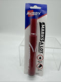 Avery Marks A Lot Permanent Marker Regular Chisel Point Red School COMBINESHIP