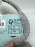 Medium Life Is Good Dog Hoodie Jacket Fleece Chicks Chick Peeps Gray Winter