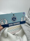 Medium Life Is Good Dog Hoodie Jacket Fleece Chicks Chick Peeps Gray Winter