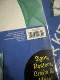 (2) Royal Brites All-in-One Poster Making Kit 22x28" 137 Repositionsable Letters