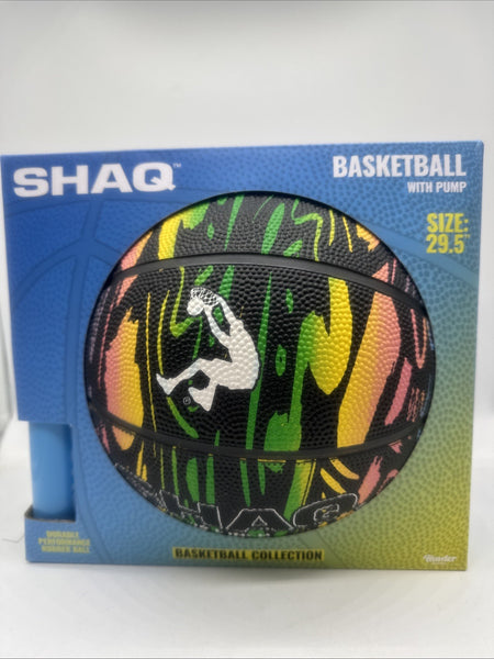 SHAQ Official Size 29.5" Basketball with Pump Included PAINT SPLASH COMBINESHIP