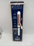 Conair Double Ceramic Curling Iron 1.25 Inch - Rose Gold (CD702GN) Auto On Off