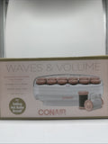 Conair Big Curls and Waves Jumbo Ceramic Hot Rollers 1 1/2 Inch - Pink 12 Curler
