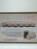 Conair Big Curls and Waves Jumbo Ceramic Hot Rollers 1 1/2 Inch - Pink 12 Curler