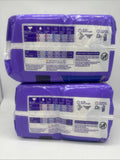 (2) Always Discreet Ultimate Extra Long Rated 7 Incontinence Pads 26Ct