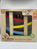 Woodlets Zig Zag Race Track Imagination Runs Wild 12month+ Roxy Snowy Oggy