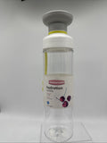 White Rubbermaid Hydration Chug Bottle 20oz Finger Loop Screw Top Water Rare