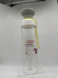 White Rubbermaid Hydration Chug Bottle 20oz Finger Loop Screw Top Water Rare