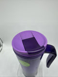 Aladdin eCycle Insulated Travel Coffee Mug 16 oz Purple W/ Lid Handle Microwave