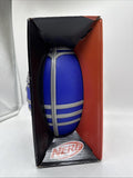 Nerf Weather Blitz Foam Football All-Weather Play Indoor / Outdoor Blue Gray