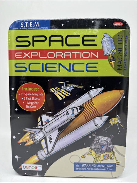 STEM Space Exploration Science Magnets & Learning Materials Tin 31 Magnet Travel