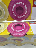 (2) Confetti Play-Doh Modeling Compound 4 Pack  Pink Blue White Yellow 12oz