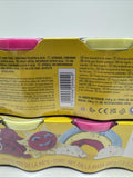 (2) Confetti Play-Doh Modeling Compound 4 Pack  Pink Blue White Yellow 12oz