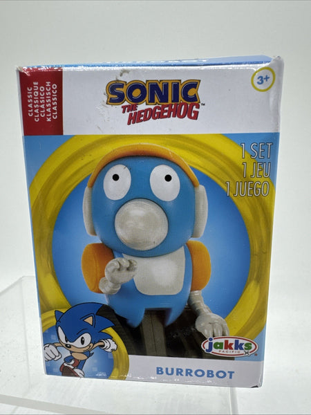 Jakks Sonic The Hedgehog Action Mini Figure Burrobot Toy 2.5 INCH COMBINESHIP
