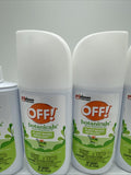 (4) OFF! Botanicals Plant-Based Deet Free Insect Repellent Mosquito Spray 4oz