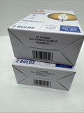 (2a) GE 40w/4w Soft White LED CAM Decorative Clear Finish Light 2 Bulbs Per Box