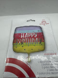 Anagram  17" Bright and Bold Birthday Square Foil Balloon COMBINESHIP