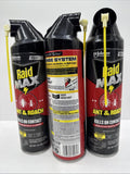 (3) Raid Max Ant & Roach Killer 14.5 Oz. 655571  COMBINESHIP