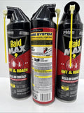 (3) Raid Max Ant & Roach Killer 14.5 Oz. 655571  COMBINESHIP