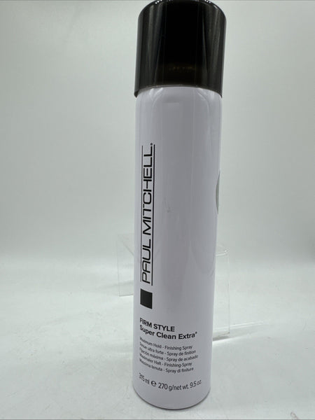 Paul Mitchell Firm Style Super Clean Extra Maximum Hole Finishing Spray 9.5oz