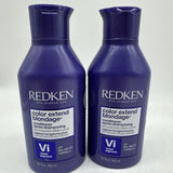(2) Redken Color Extend Blonde￼ Conditioner Ph Balance 10.1oz Violet COMBINESHIP