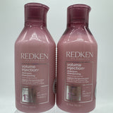 (2) Redken Volume Injection Shampoo Hair Shine Condition Ph Balance 10.1oz