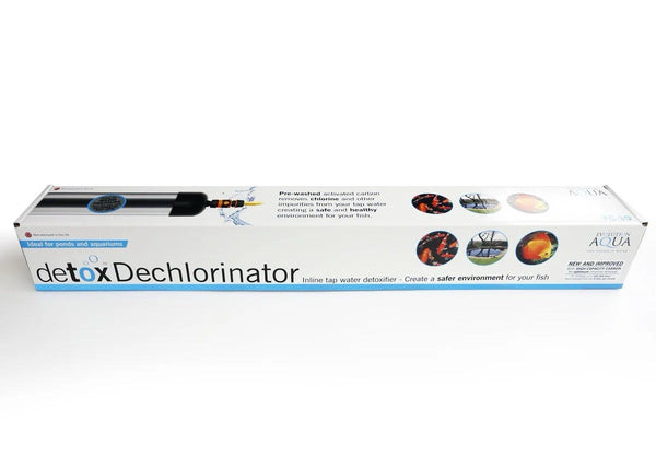 Detox Dechlorinator Carbon in line filter - Evolution Aqua 30" Koi Pond Hose