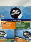 (3) Alka-seltzer Plus PowerFast Fizz Severe Cold Day Night Lemon 24 Effervescent