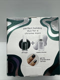 Essie Holiday Duo Gift Off Tropic Green Cosmic Chrome Silver Velvet Nail Polish