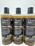 (3) Dove Men+Care Restoring Liquid Body Wash Sandalwood + Cardamom Oil 18 oz