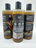 (3) Dove Men+Care Restoring Liquid Body Wash Sandalwood + Cardamom Oil 18 oz