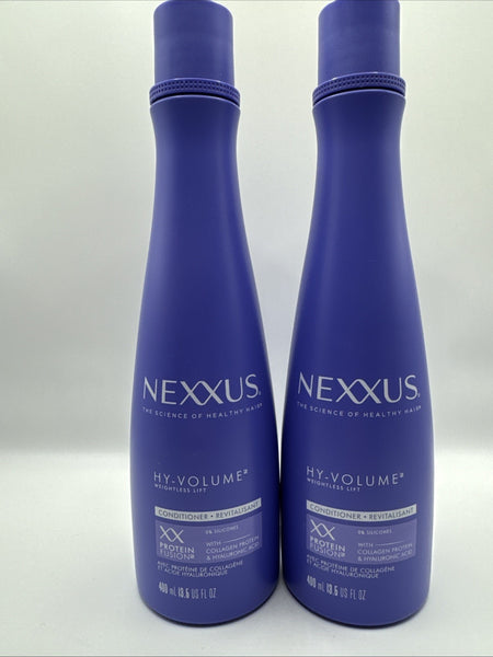 (2) Nexxus Hy-Volume Hair Conditioner W/Collagen Protein & Hyaluronic Acid 13.5o
