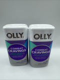 (2) Olly COMBAT CRAVINGS Metabolismj Support green tea 30 capsules
