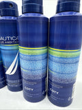 (4) Nautica Blue Men Deodorant Body Spray 5.9oz Gift Set
