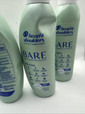 (4) Head & Shoulders BARE Pure Clean Dandruff Shampoo Sulfate Free 13.5 Oz