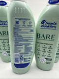 (4) Head & Shoulders BARE Soothing Hydration Dandruff Shampoo  13.5 Oz