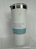 Zak! Everyday Smiled Insulated 20oz Tumbler Creme White Coffee