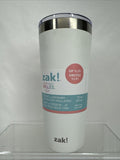 Zak! Everyday Smiled Insulated 20oz Tumbler Creme White Coffee