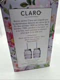 Godinger Claro Crystal 16oz Mason Jar Glasses Purple Straws Sold Out Set Of 2