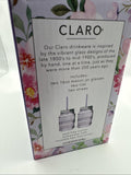 Godinger Claro Crystal 16oz Mason Jar Glasses Purple Straws Sold Out Set Of 2