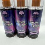 (3) Tree Hut Aurora Nights Fragrance Mist Spritz Hydrate & Condition 6oz Gift Se