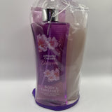 Japanese Cherry Blossom Body Fantasies 3 Piece Set Lotion Body Wash Spray