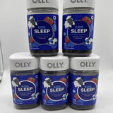 (5) Olly Kids Sleep L-Theanine Botanicals 70 Gummies RazzBerry 12/25