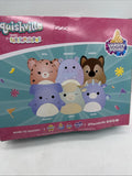 6 Squishmallows Squishville Varsity Squad Plush 2" Plush Rocket Mario Nya Armie