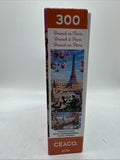 Ceaco - Brunch in Paris - 300 Oversized Piece Jigsaw Puzzle Eiffel Tower Doves