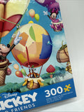 Ceaco Disney Mickey & Friend Hot Air Balloon  300 Oversized Piece Jigsaw Puzzle