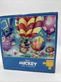 Ceaco Disney Mickey & Friend Hot Air Balloon  300 Oversized Piece Jigsaw Puzzle