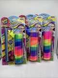 (3) Dance Ribbons Rainbow Streamers Rhythmic Gymnastics Baton Twirling Wands