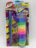 Dance Ribbons Rainbow Streamers Rhythmic Gymnastics Baton Twirling Wands 12'